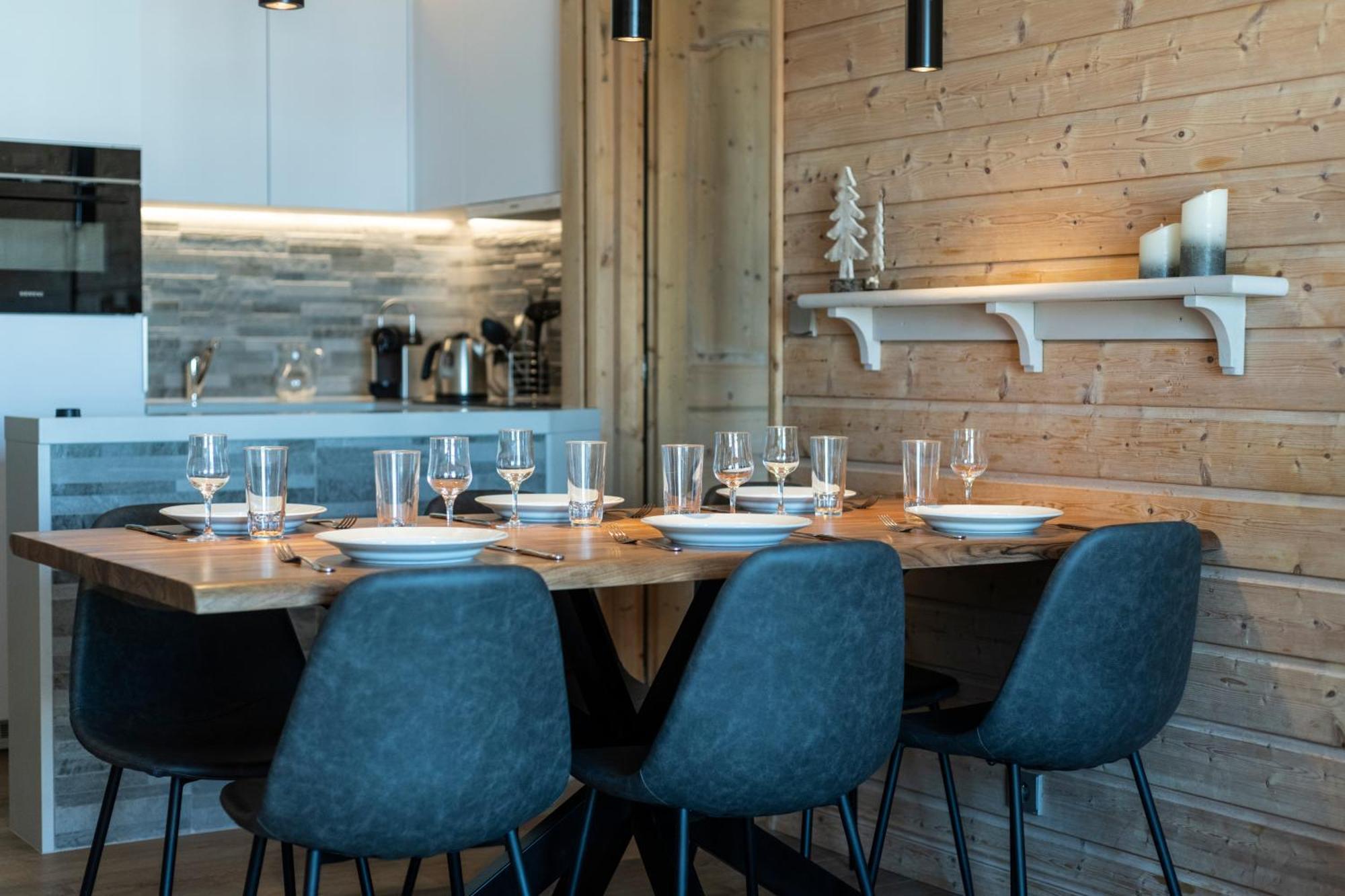 Appt Renove, 6 Personnes Arc 1950 Vue Exceptionnelle Montblanc, Sauna, Hammam, Piscine Int Et Ext Les Arcs  Luaran gambar