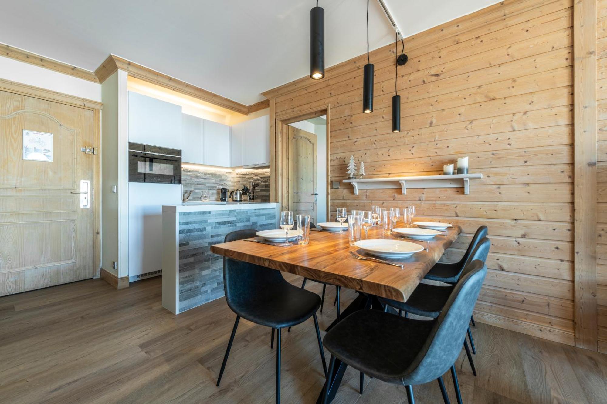 Appt Renove, 6 Personnes Arc 1950 Vue Exceptionnelle Montblanc, Sauna, Hammam, Piscine Int Et Ext Les Arcs  Luaran gambar